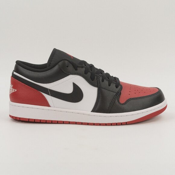 air jordan 1 low bred toe